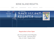 Tablet Screenshot of boneislandregatta.com